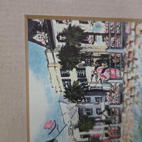 Vintage Signed Sunday Afternoon On The Battery By Bonnie Holden - Picture 6 of 16